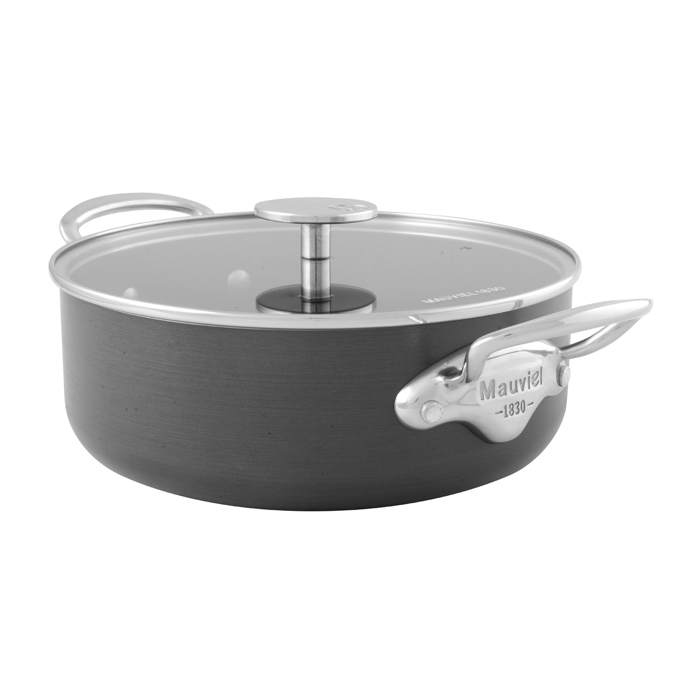 Mauviel M'Stone Saute Casserole with Glass Lid