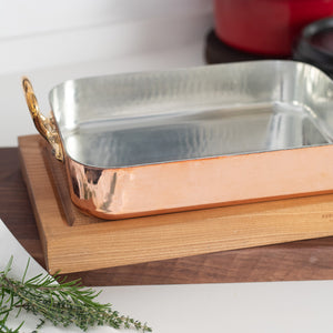 Mauviel M'Tradition Copper Roasting Pan Tin Lined 35x25cm