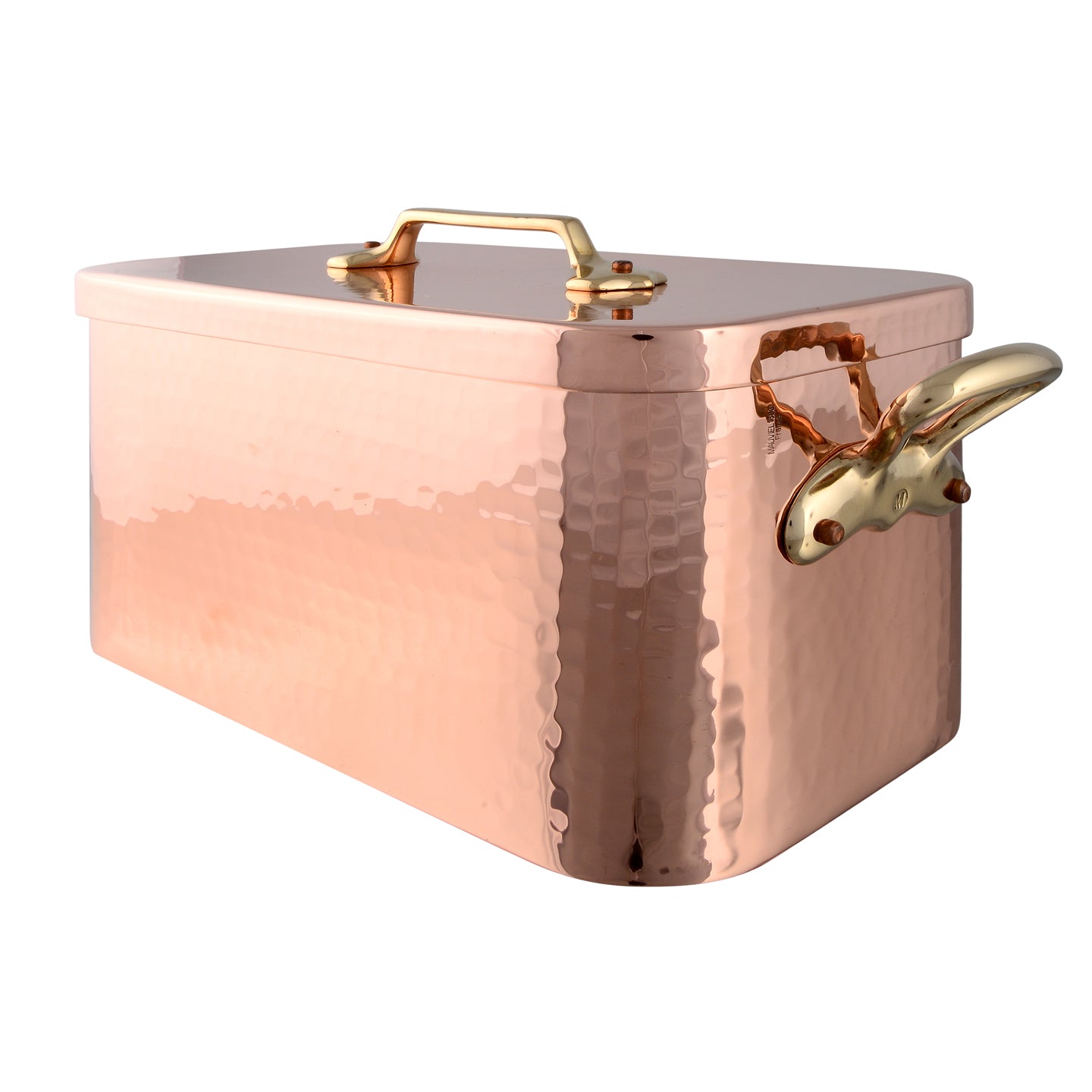 Mauviel M'Tradition Hammered Copper Braiser with Lid