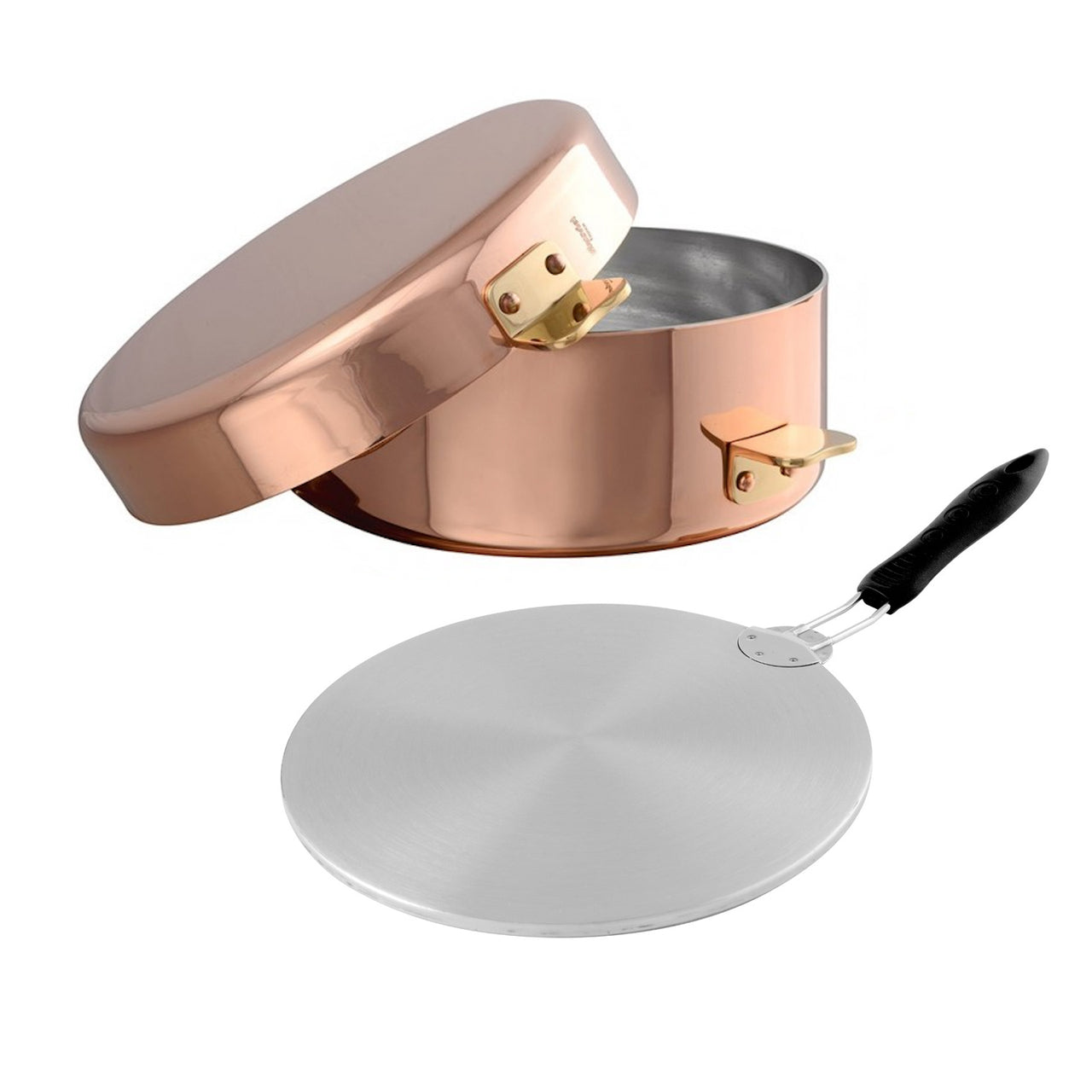 Mauviel ポエロン 銅製 片手鍋 直径12cm 800ml Mauviel ポエロン 銅製 片手鍋 直径12cm 800ml