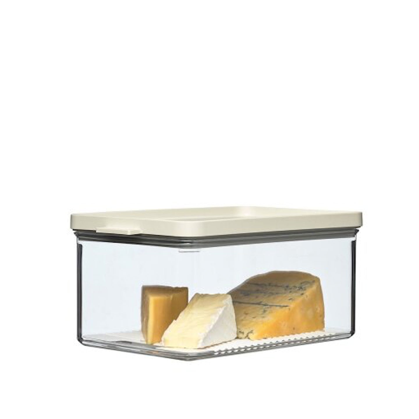 Mepal Omnia Fridge Storage Box for Cheese / Nordic White / 21.9x14.9x11cm / 2L