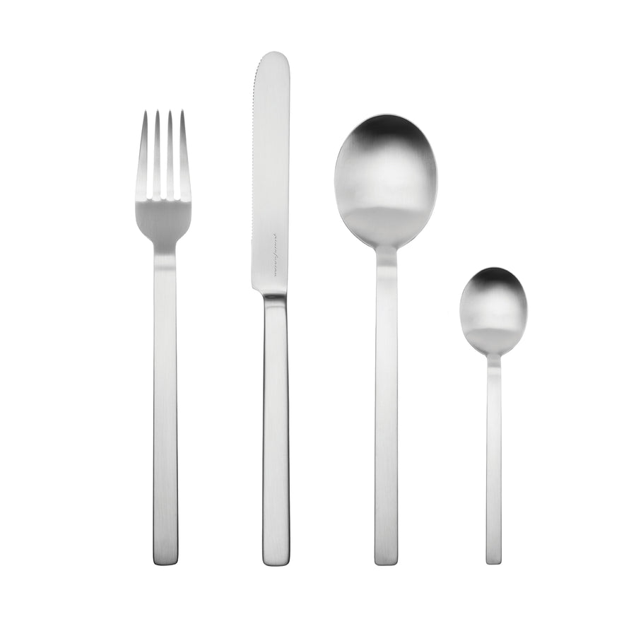 Mepra Stile Ice Cutlery Set / Brushed / 24 Piece