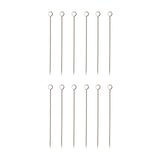 Mercer Stainless Steel Cocktail Picks / Set of 12 / Ring Top