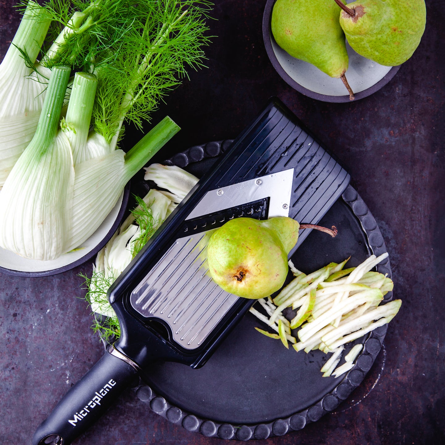 Microplane® Adjustable Slicer with Julienne Blade 