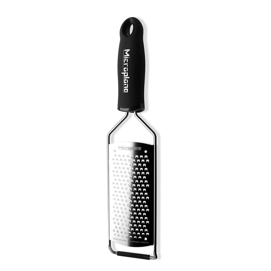 Microplane Four Sided Stainless Steel Ultra-Sharp Multi-Purpose Box Grater  - Slicer, Fine, Ribbon, and Extra Coarse Blade Styles