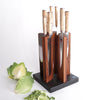 Miyabi 5000 MCD 10 Knife and Kai Block Set / Walnut Block