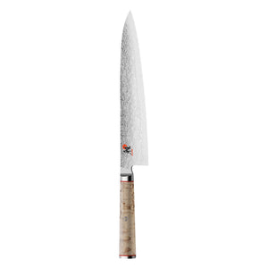 Miyabi 5000 MCD 10 Knife and Kai Block Set / Walnut Block