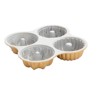 Nordic Ware Magnolia Bundt Pan, origineel gegoten aluminium Bundt Blik, officiële Bundt Cake Tin met Bloempatroon, Cake Mould Kleur: Toffee Nordic Ware Magnolia Bundt Pan, origineel gegoten aluminium Bundt Blik, officiële Bundt Cake Tin met Bloempatroon, Cake Mould Kleur: Toffee