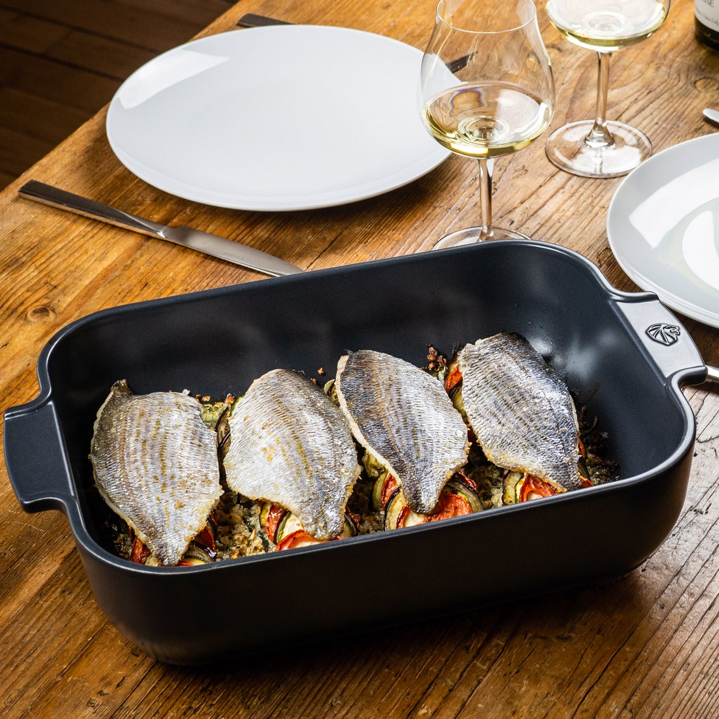 Peugeot Appolia Rectangular Baking Dish / Slate