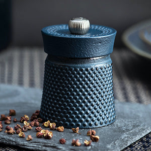 Peugeot Bali Fonte Cast Iron Pepper Mill / 8cm / Blue