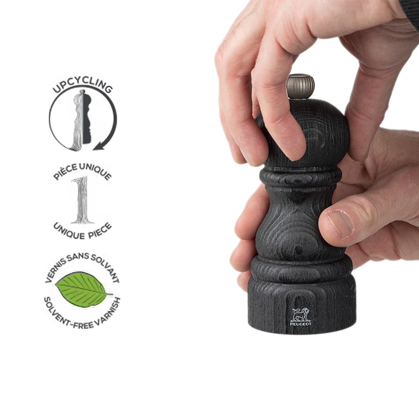 Peugeot Paris Nature Collection Salt Mill / Black