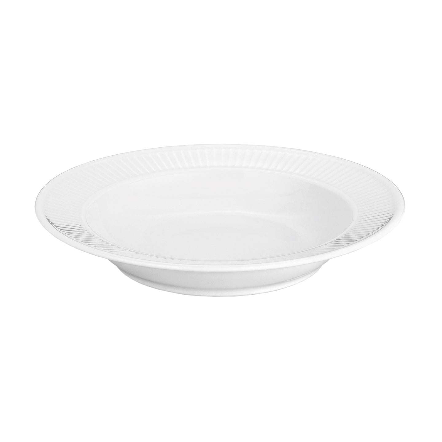 Pillivuyt Plisse Rimmed Soup Plate / 22cm (Online Only)