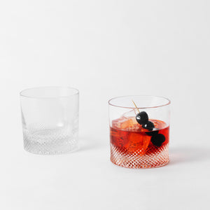 Richard Brendon Diamond Double Old Fashioned Glass