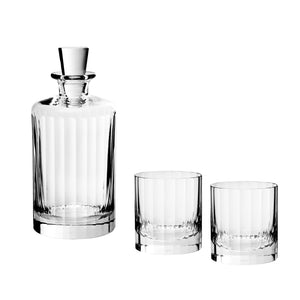 Richard Brendon Fluted Decanter and Tumblers Set