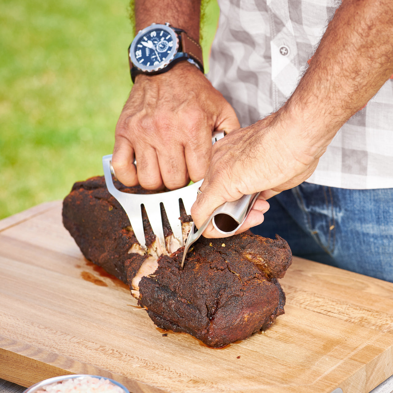 Rosle BBQ Stainless Steel Pulled Pork Forks | Borough Kitchen