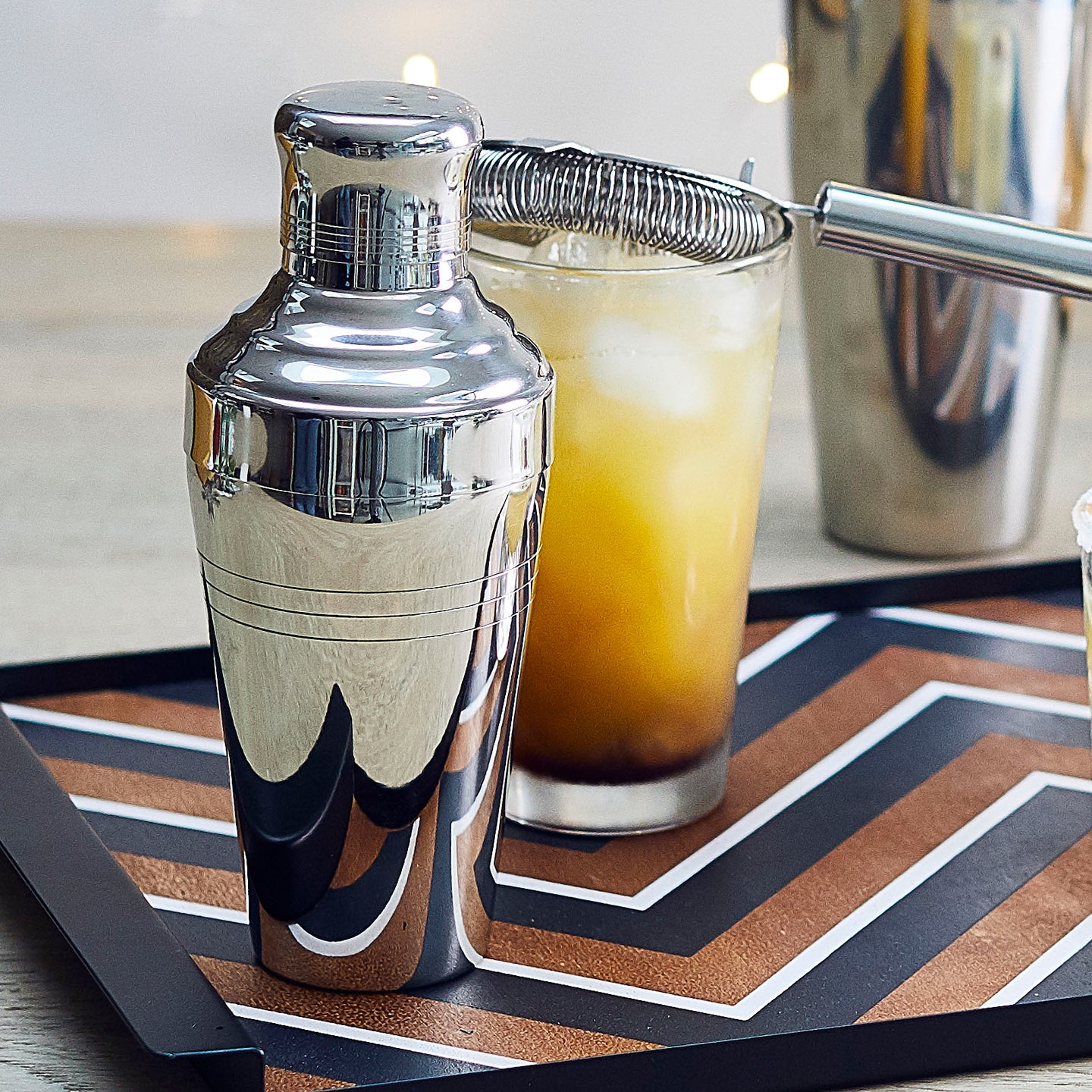 Sekura Round Top Cocktail Shaker / 500ml | Borough Kitchen