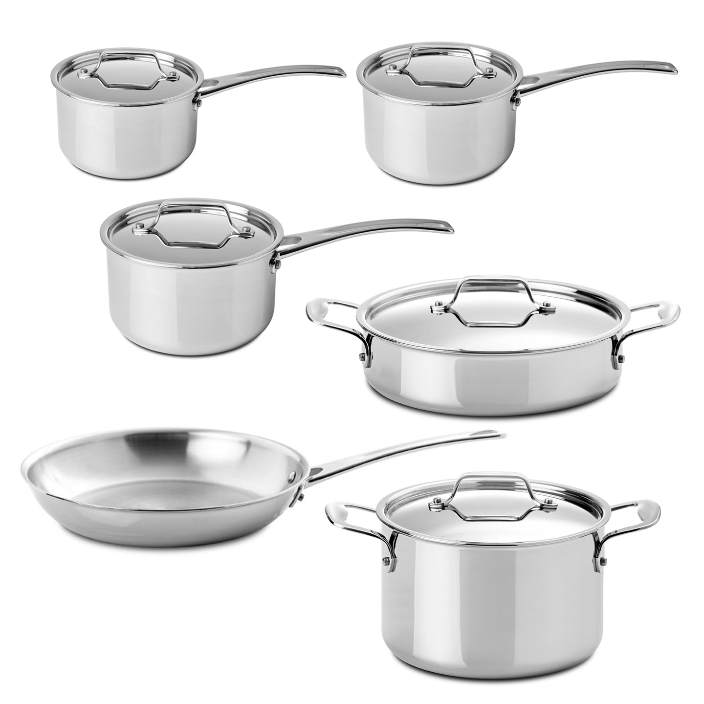 Silampos TriPly 6 Piece Cookware Set