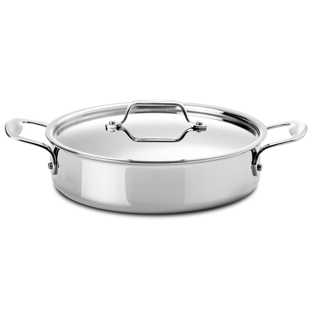 Silampos TriPly Saute Casserole with Lid / 26cm / 4.3L