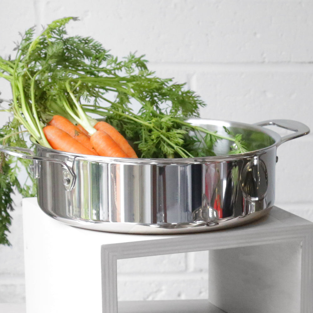 Silampos TriPly Saute Casserole with Lid / 26cm / 4.3L