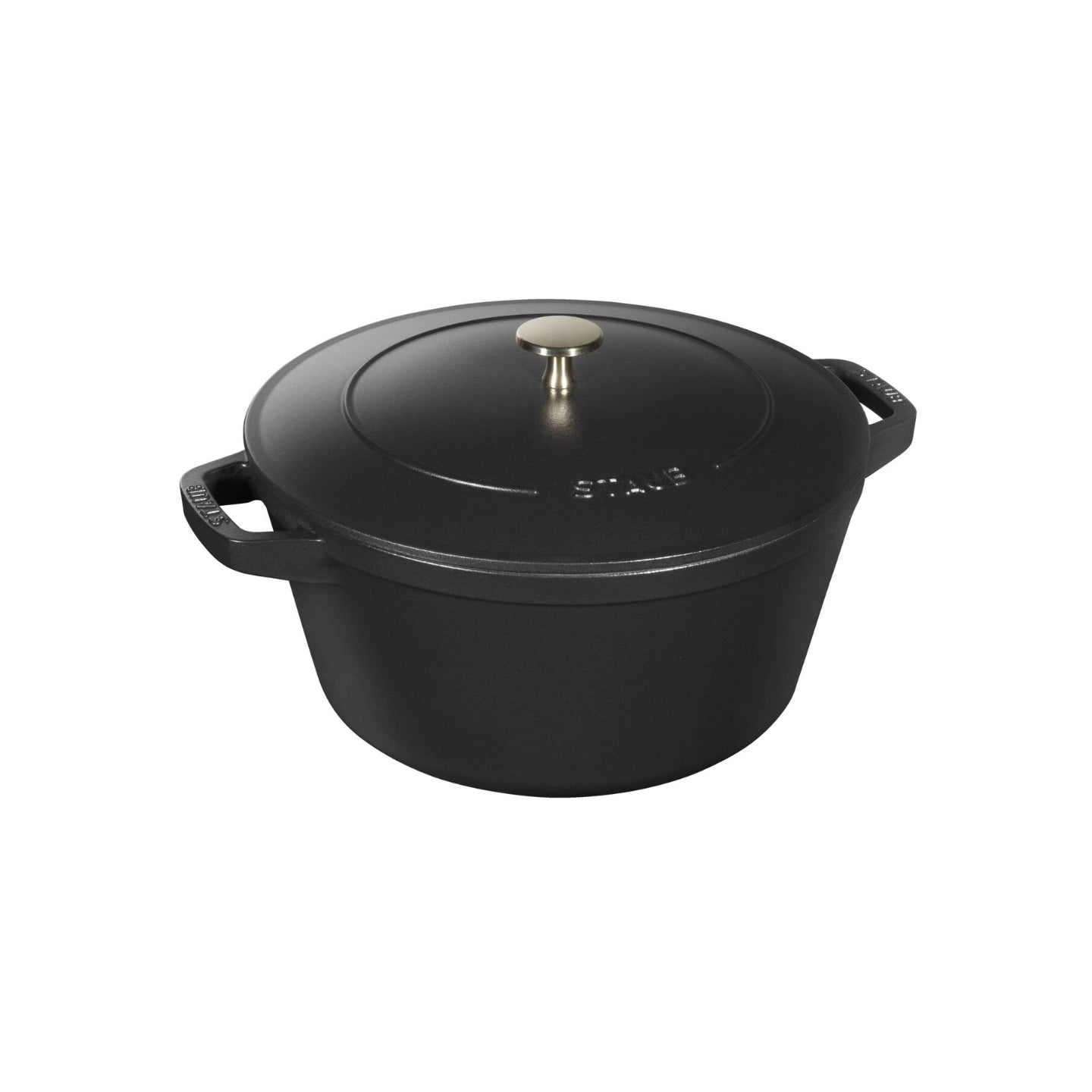 Staub Stackable 3 Piece Pot Set / Black | Borough Kitchen