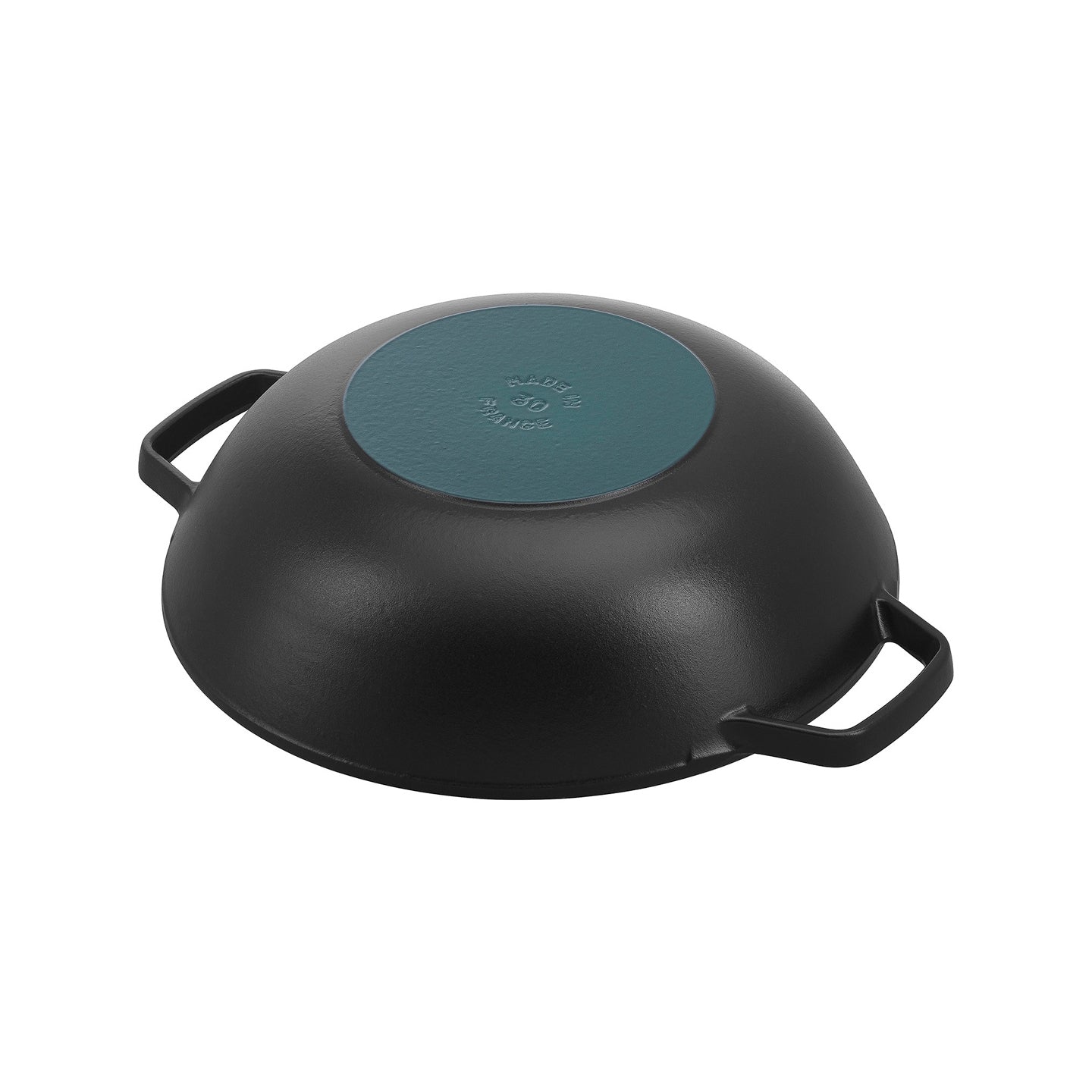 Staub Cast Iron Wok with Glass Lid and Removable Grill - Thumbnail 4