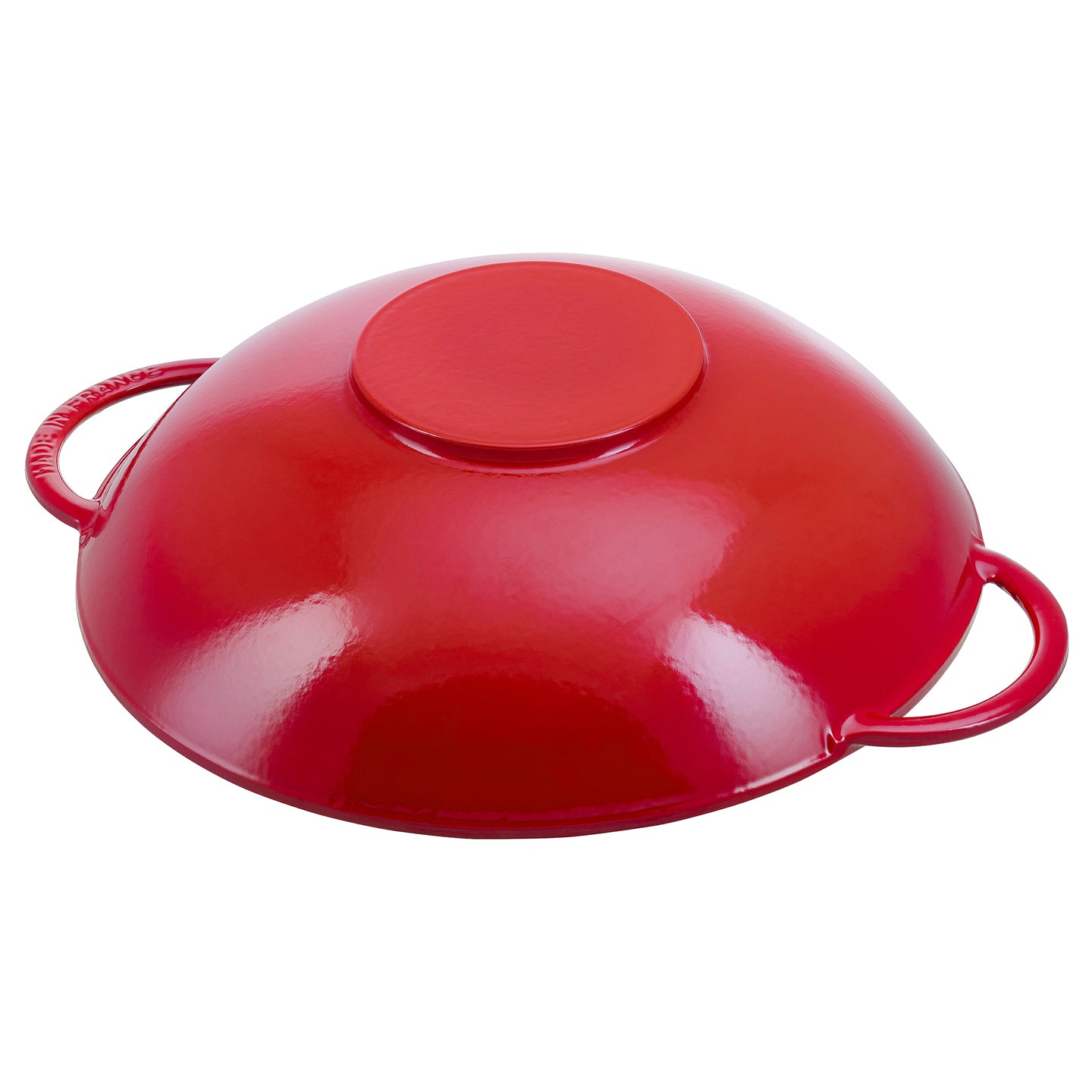 Staub Cast Iron Wok / Cherry / 37cm