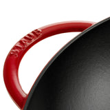 Staub Cast Iron Wok / Cherry / 37cm