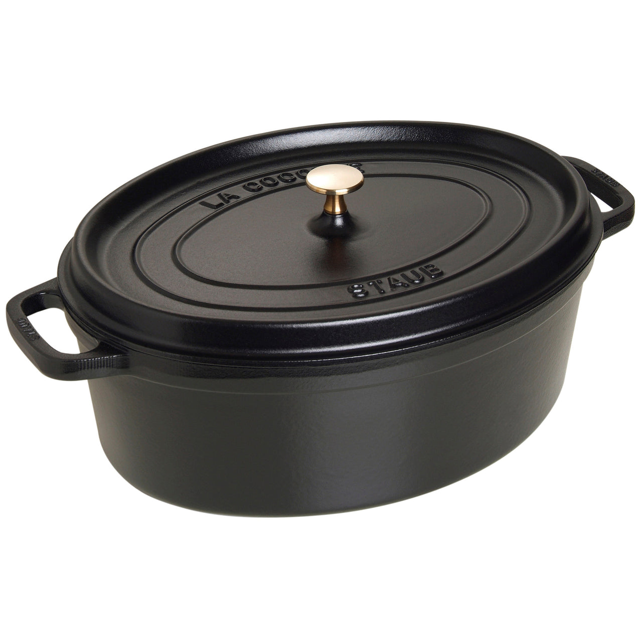 Staub Oval Cocotte / Black | Borough Kitchen