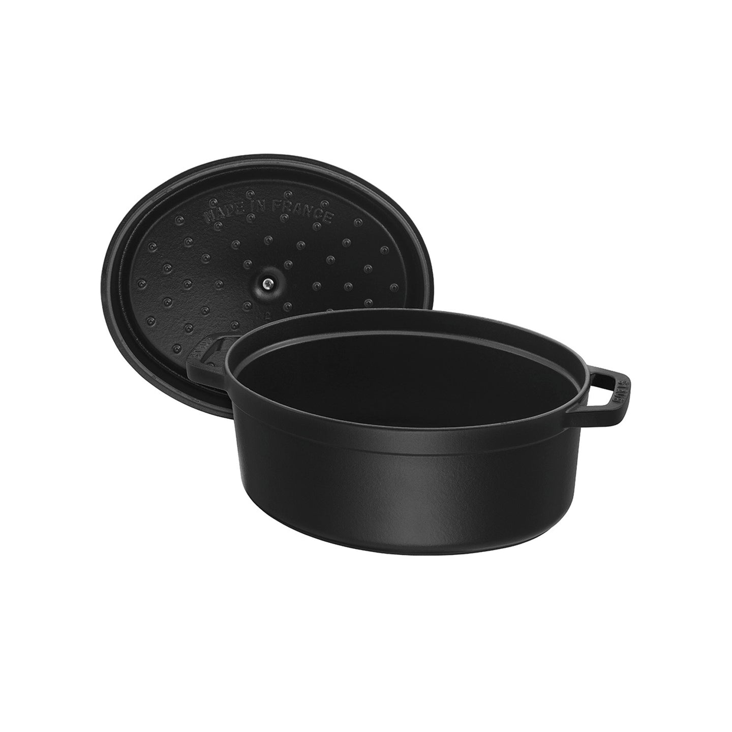 Staub Oval Cocotte / Black | Borough Kitchen