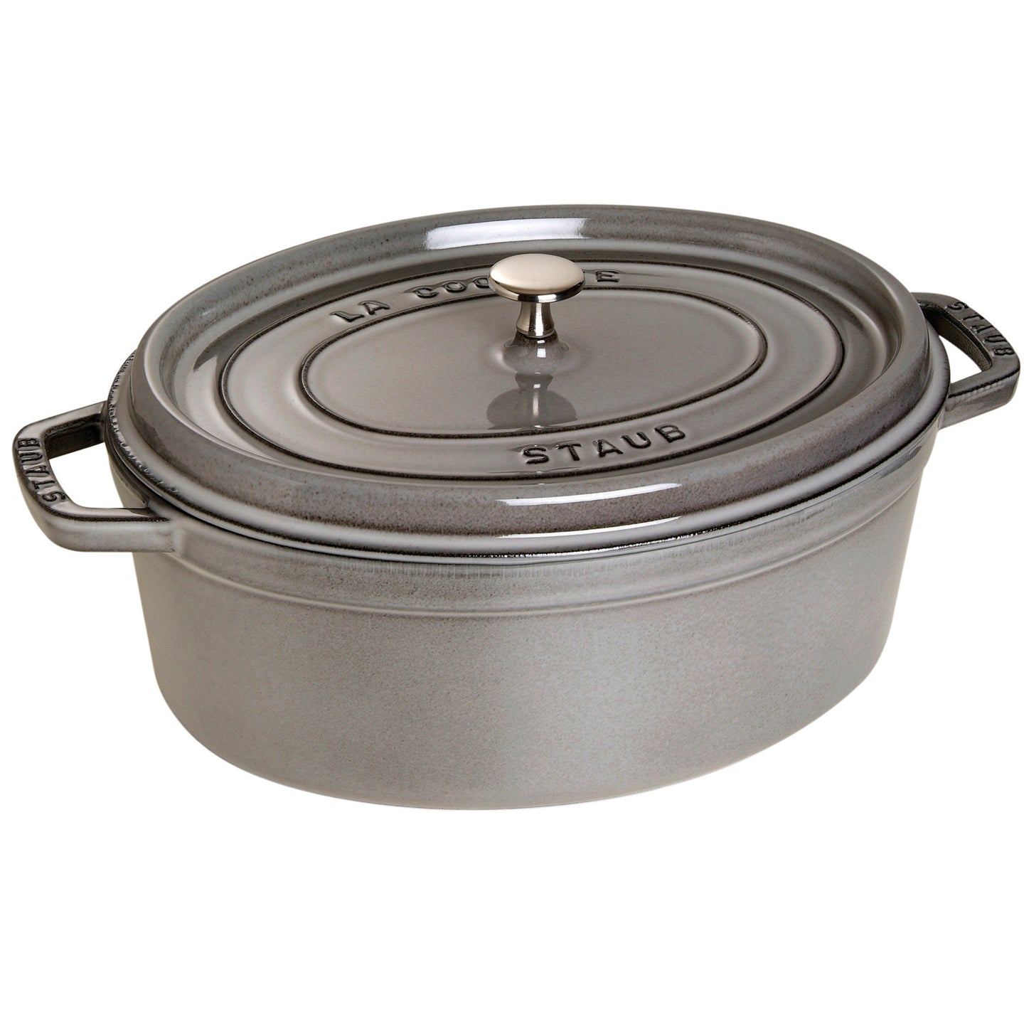 STAUB LA COCOTTE グレー オーバル Staub Oval Cocotte / Grey | Borough Kitchen