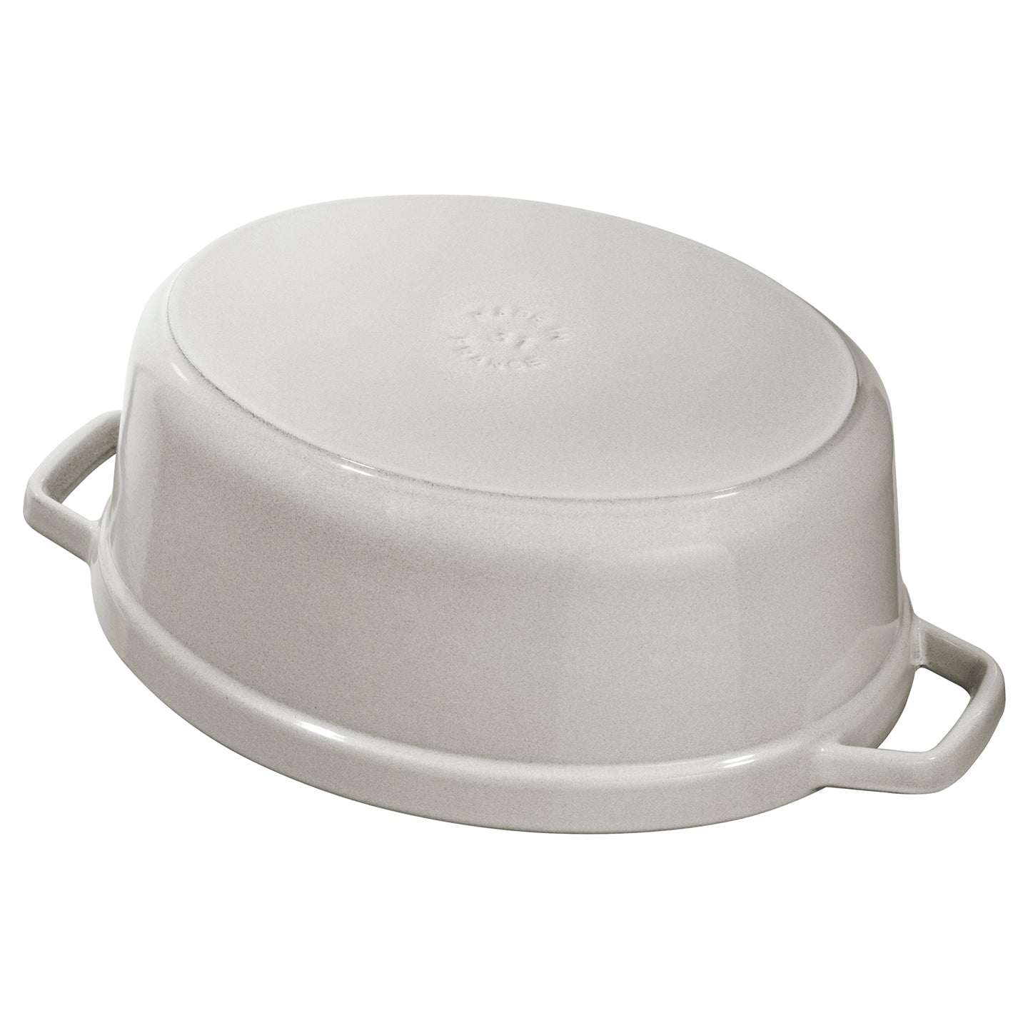 Staub Oval Cocotte / White Truffle