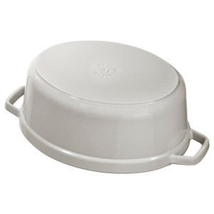 Staub Oval Cocotte / White Truffle