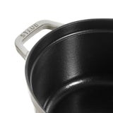 Staub Oval Cocotte / White Truffle