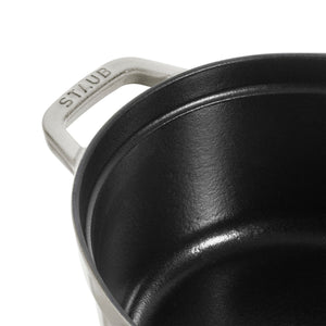 Staub Oval Cocotte / White Truffle