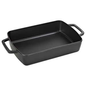 Staub Roasting Pan 30x20cm Black Borough Kitchen