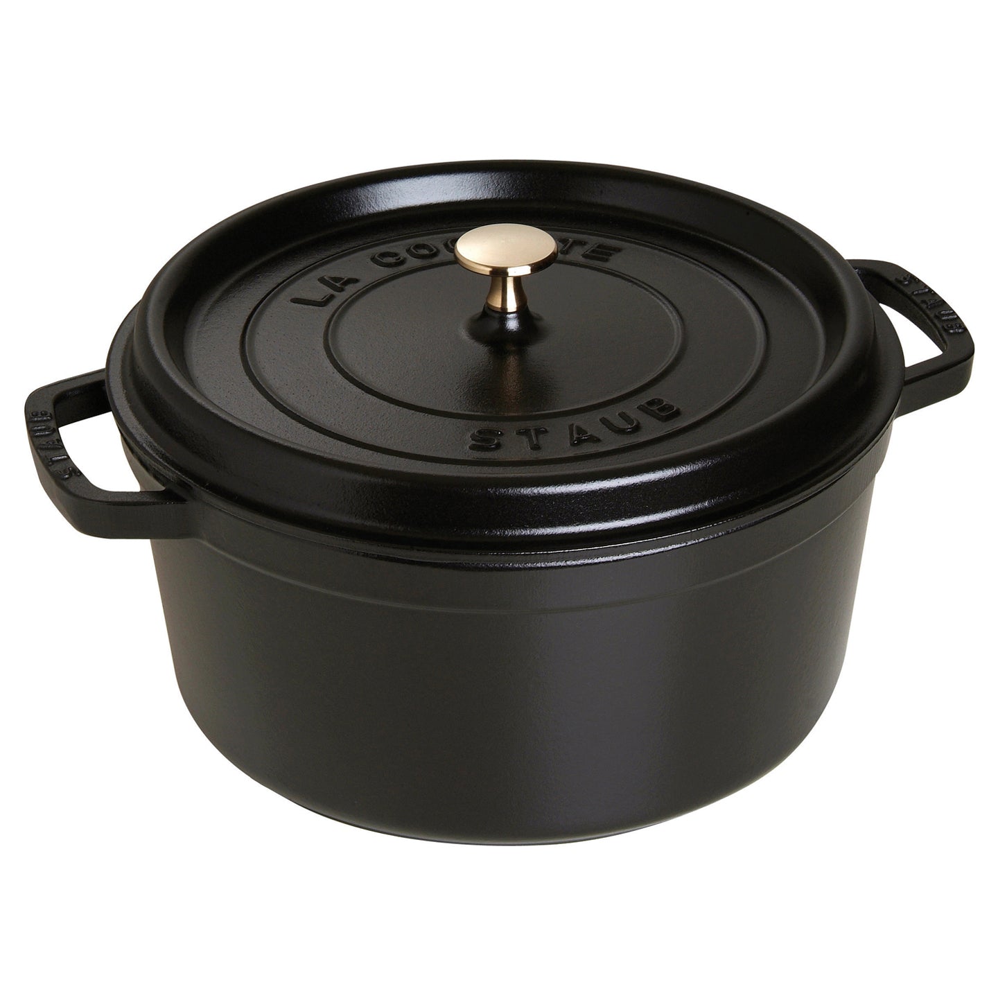 Staub Round Cocotte / Black