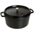 Staub Round Cocotte / Black / 34cm / 12.6L (Ex-Display)