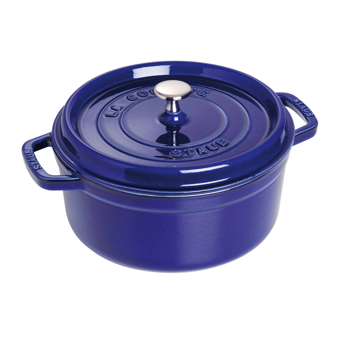 STAUB La Cocotte ブルー　２０㎝ staub-round-cocotte-blue-26cm-