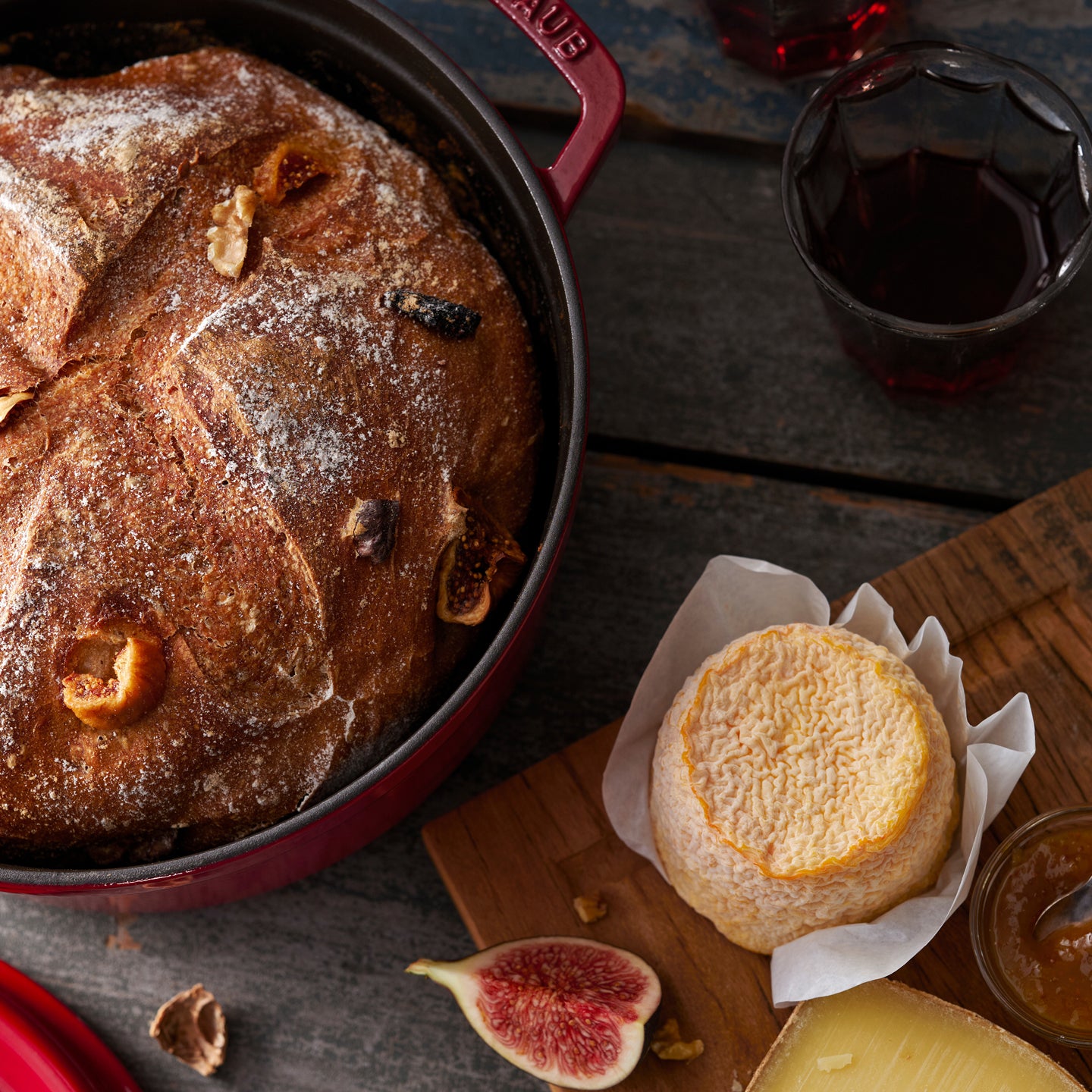 Staub Round Cocotte / Cherry