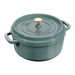 Staub Round Cocotte / Eucalyptus