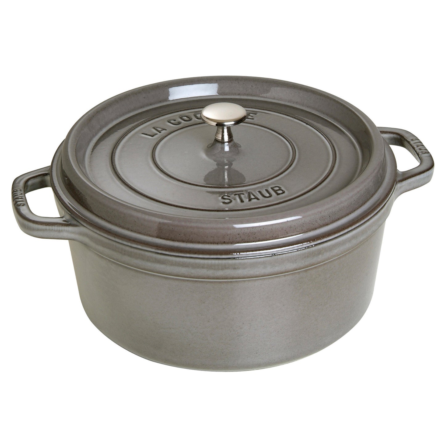 Staub Round Cocotte / Grey