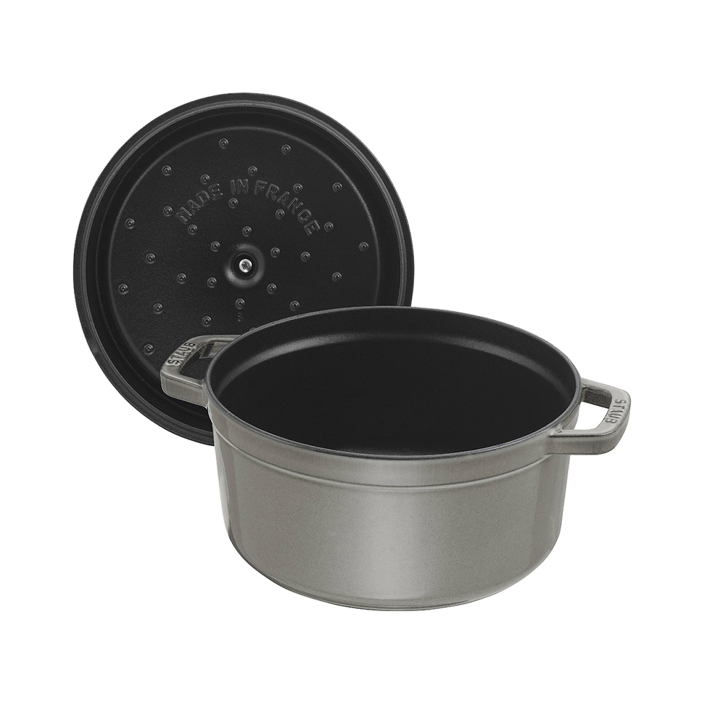 Staub Round Cocotte / Grey