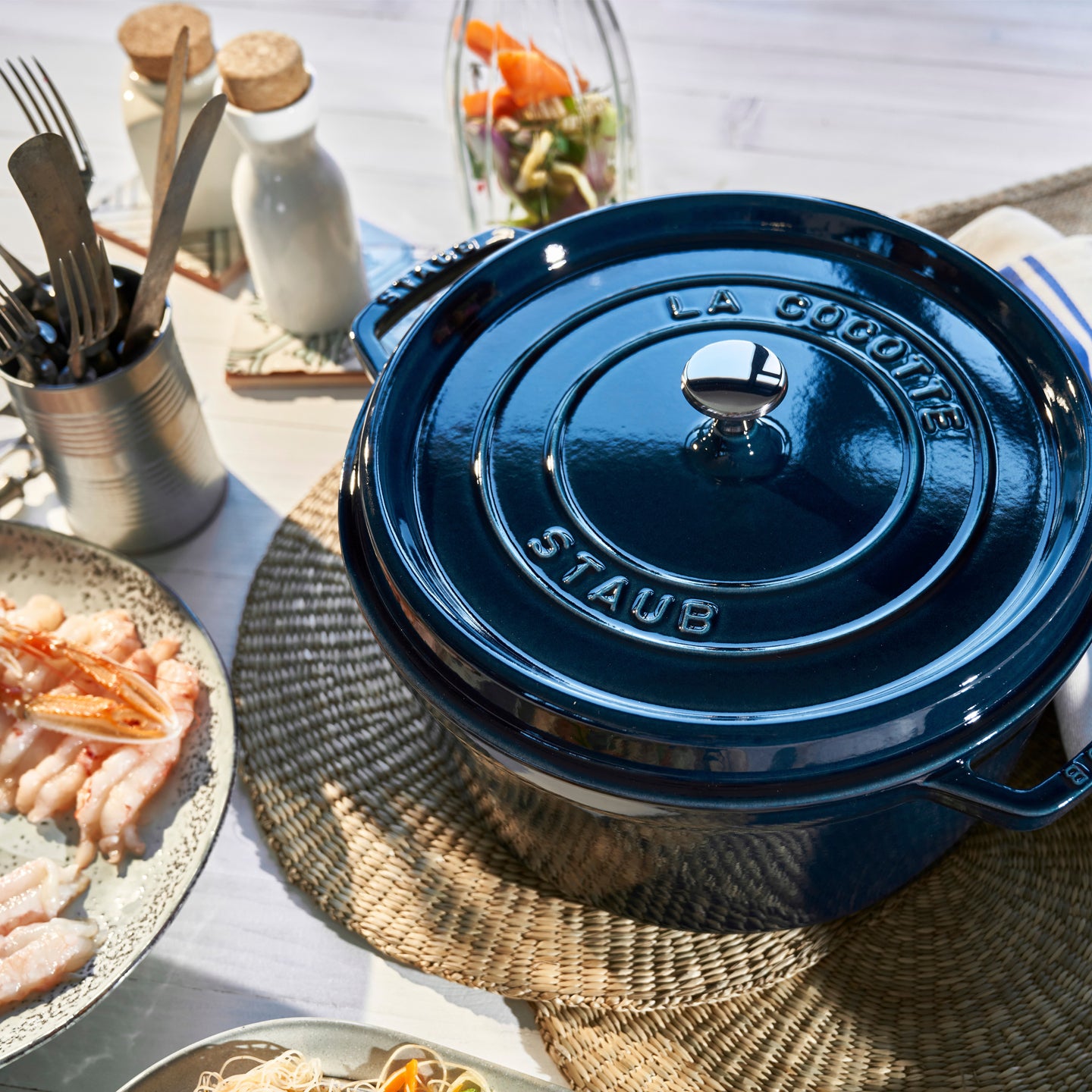 Staub Round Cocotte / La Mer