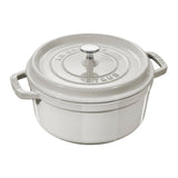 Staub Round Cocotte / White Truffle