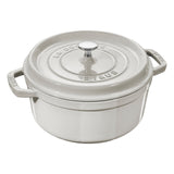 Staub Round Cocotte / White Truffle