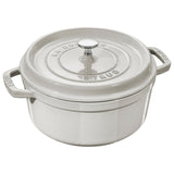 Staub Round Cocotte / White Truffle