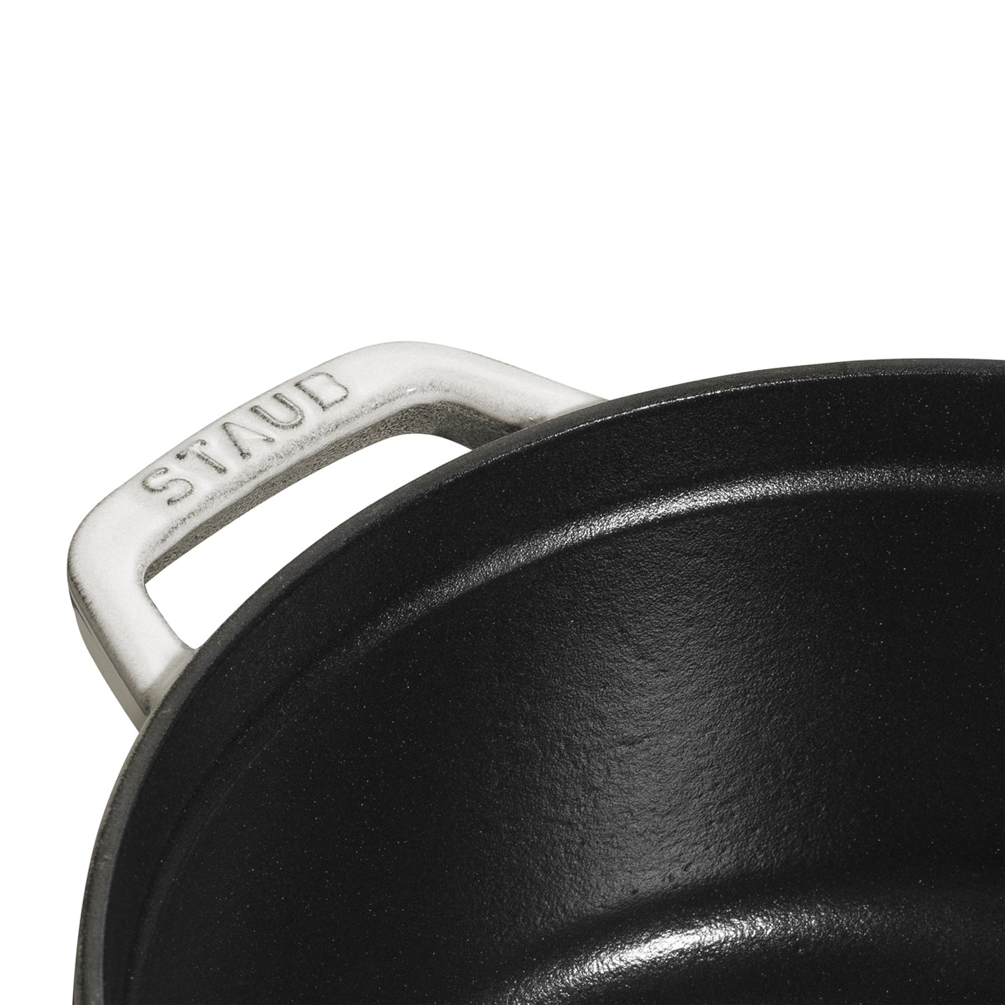 Staub Round Cocotte / White Truffle