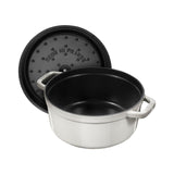 Staub Round Cocotte / White Truffle