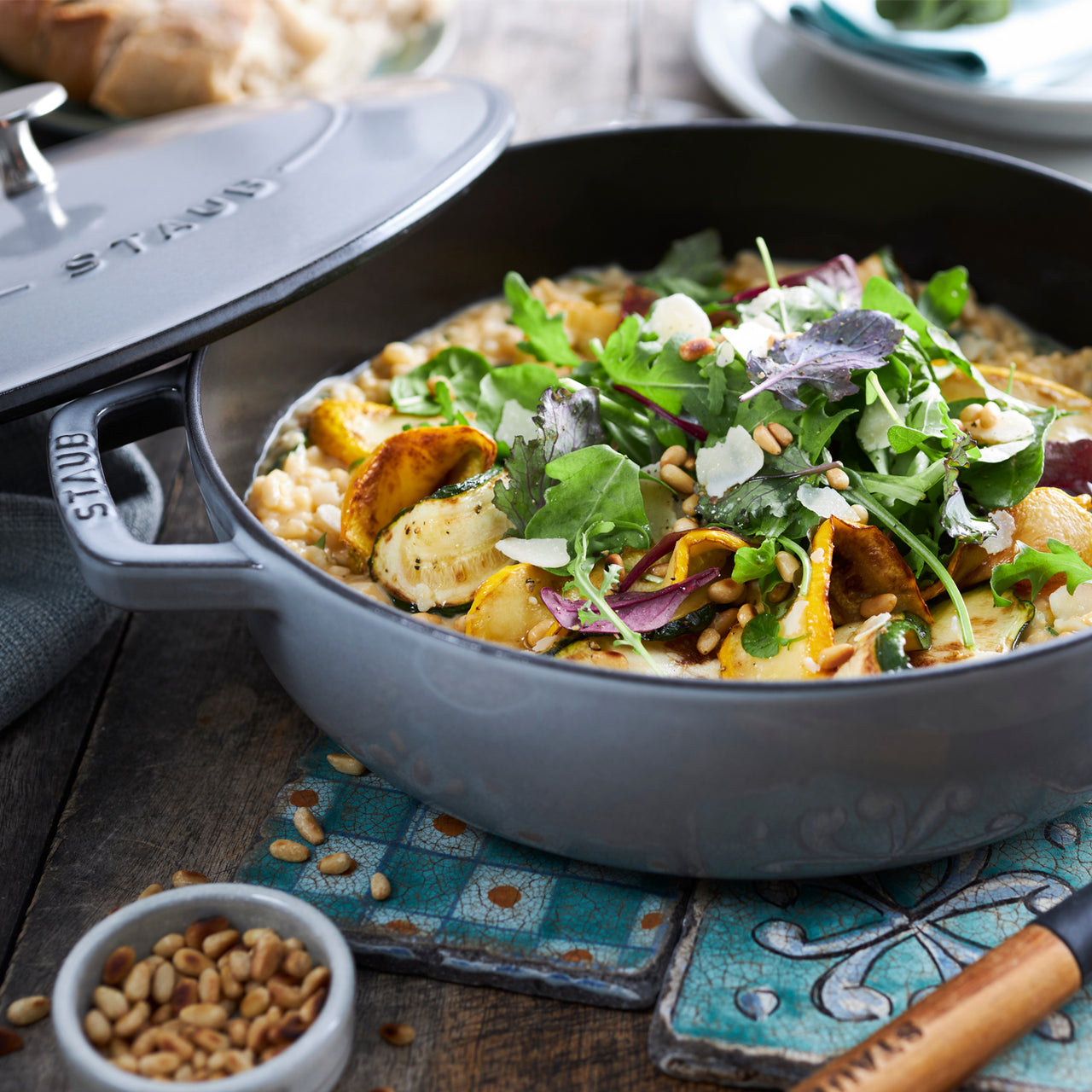 Staub Saute Pan / Grey | Borough Kitchen