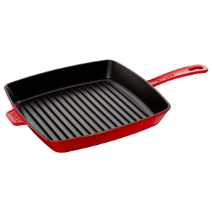 Staub Square American Grill Pan / Cherry